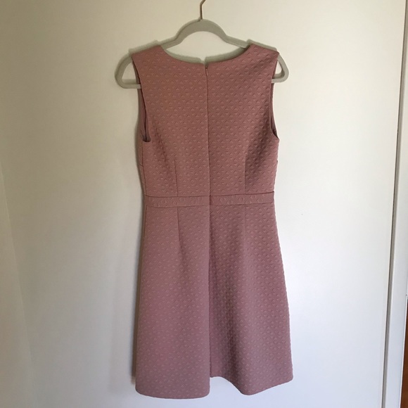 J. Crew Light Pink Mauve Shift Dress Size 6 - Picture 5 of 9